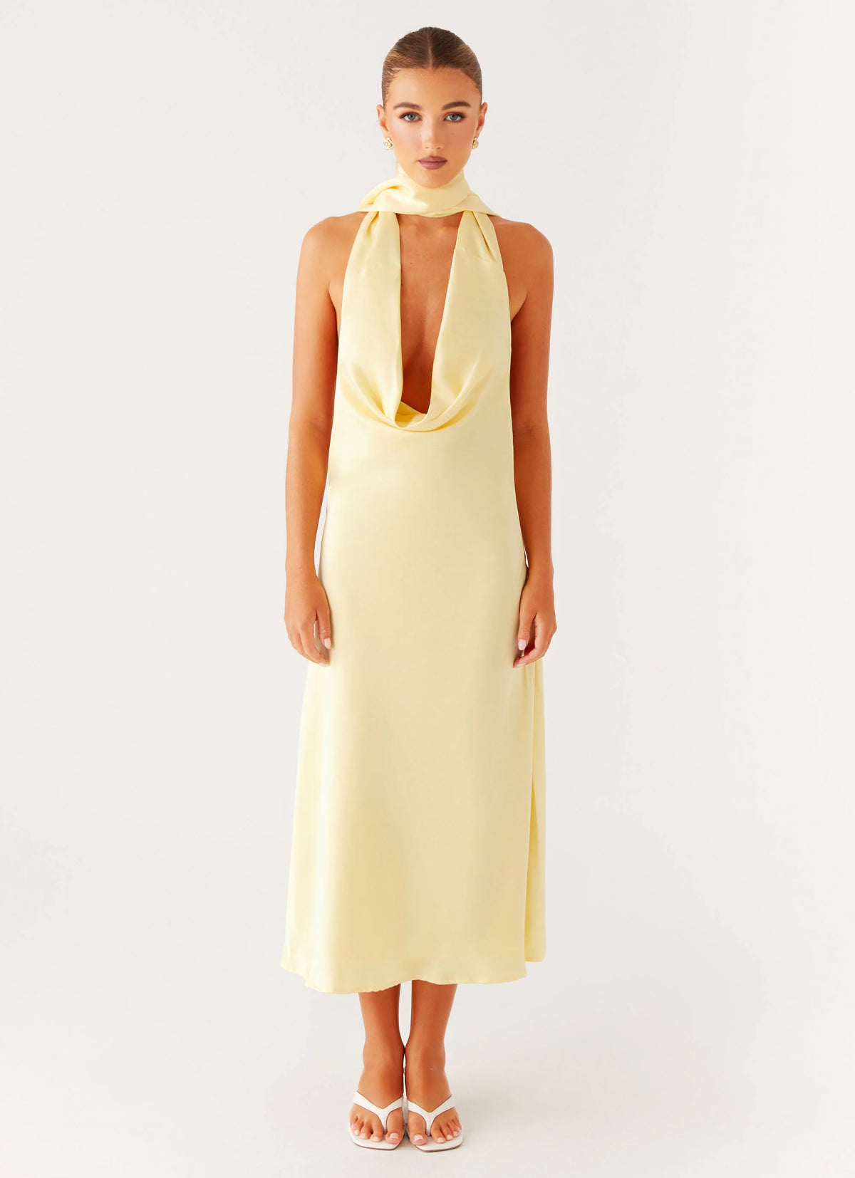 Sonny Midi Dress - Yellow