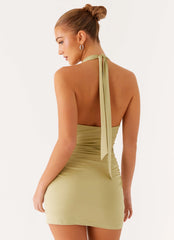 Panama Mini Dress - Lime