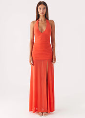 Island Muse Dress - Coral