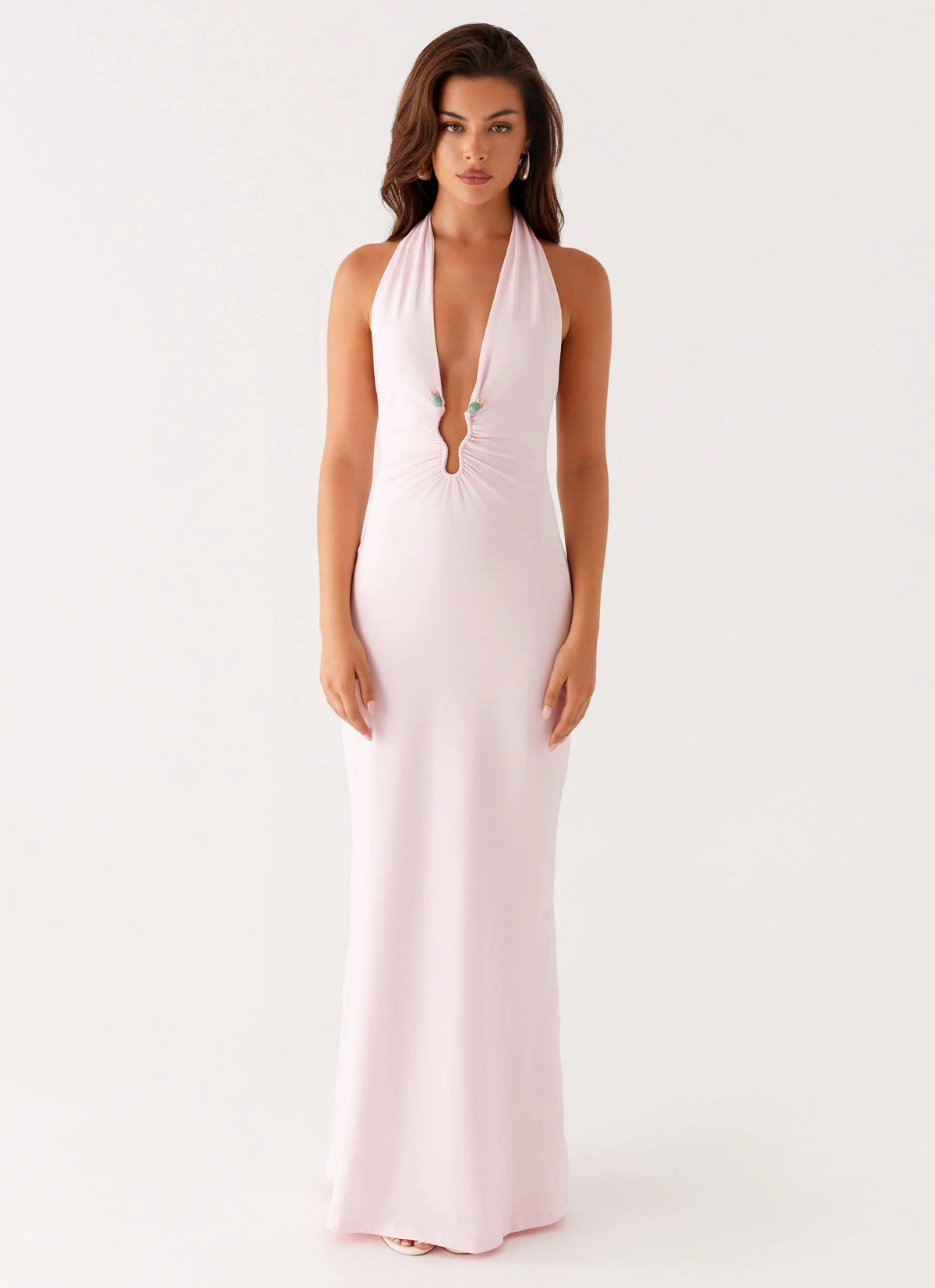 Nicola Maxi Dress - Pink