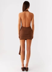 Orchard Mini Dress - Chocolate