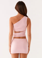Malli Cut Out Mini Dress - Pink