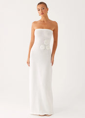 Arli Strapless Maxi Dress - Ivory
