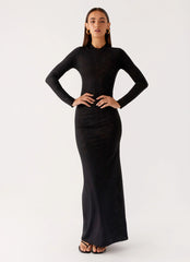 Kamora Maxi Dress - Black