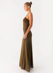 Starfall Maxi Dress - Khaki