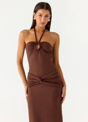 Sacred Maxi Dress - Chocolate