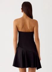 Luna Night Mini Dress - Black