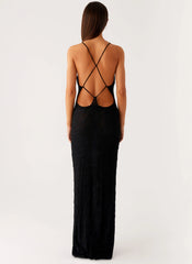 Kylia Maxi Dress - Black