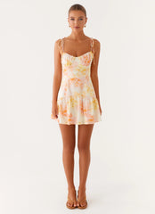 Abby Mini Dress - Floral Print