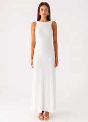 Embrace The Sun Maxi Dress - White