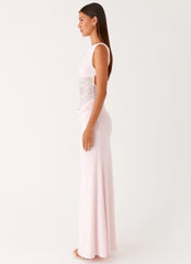 Love Tease Maxi Dress - Baby Pink
