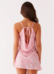 Julie Mini Dress - Pink