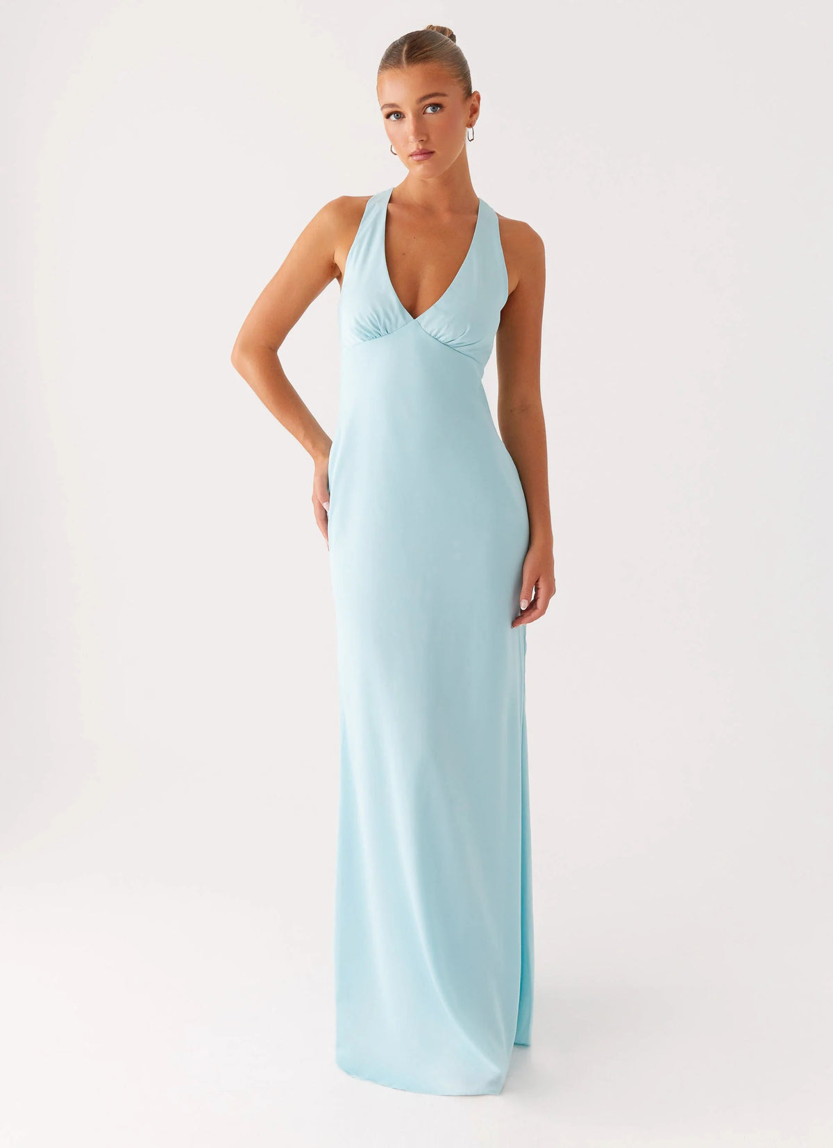 Desi Halterneck Maxi Dress - Mint