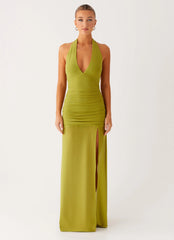 Island Muse Dress - Lime