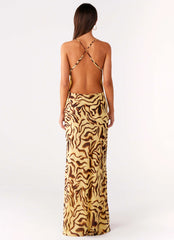 Viva Lune Maxi Dress - Laguna Print