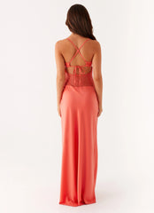 Shae Maxi Dress - Tangerine
