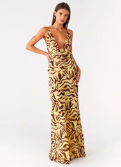Viva Lune Maxi Dress - Laguna Print