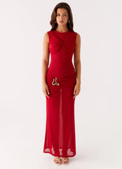 Worldwide Maxi Dress - Raspberry