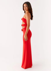 Raye Maxi Dress - Tangerine