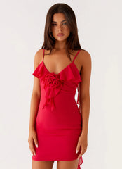 Haylie Mini Dress - Raspberry