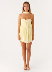 Saturn Mini Dress - Yellow