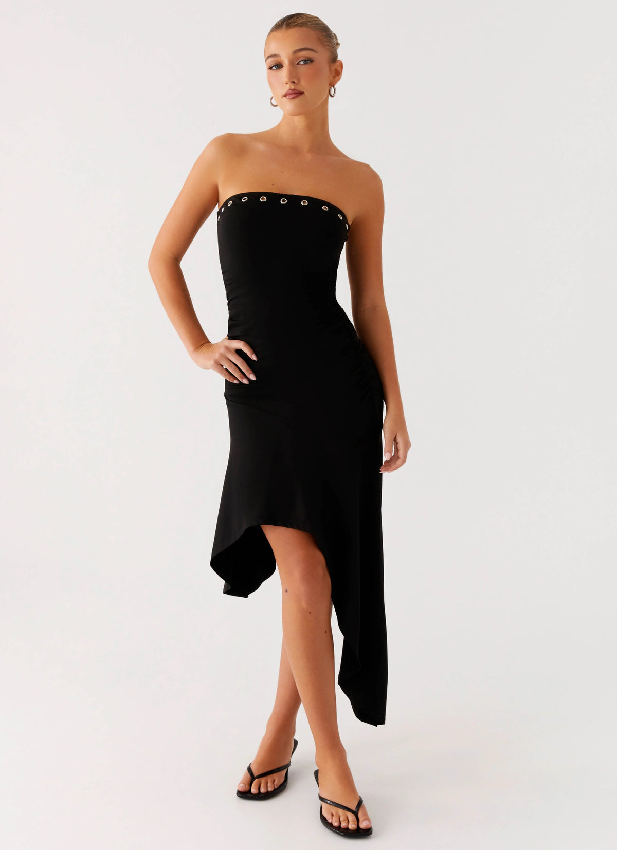 Unapologetic Midi Dress - Black
