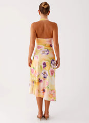 Kayce Midi Dress - Sunburst Floral