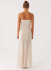 Lovie Maxi Dress - Beige