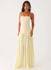 Asteria Maxi Dress - Yellow