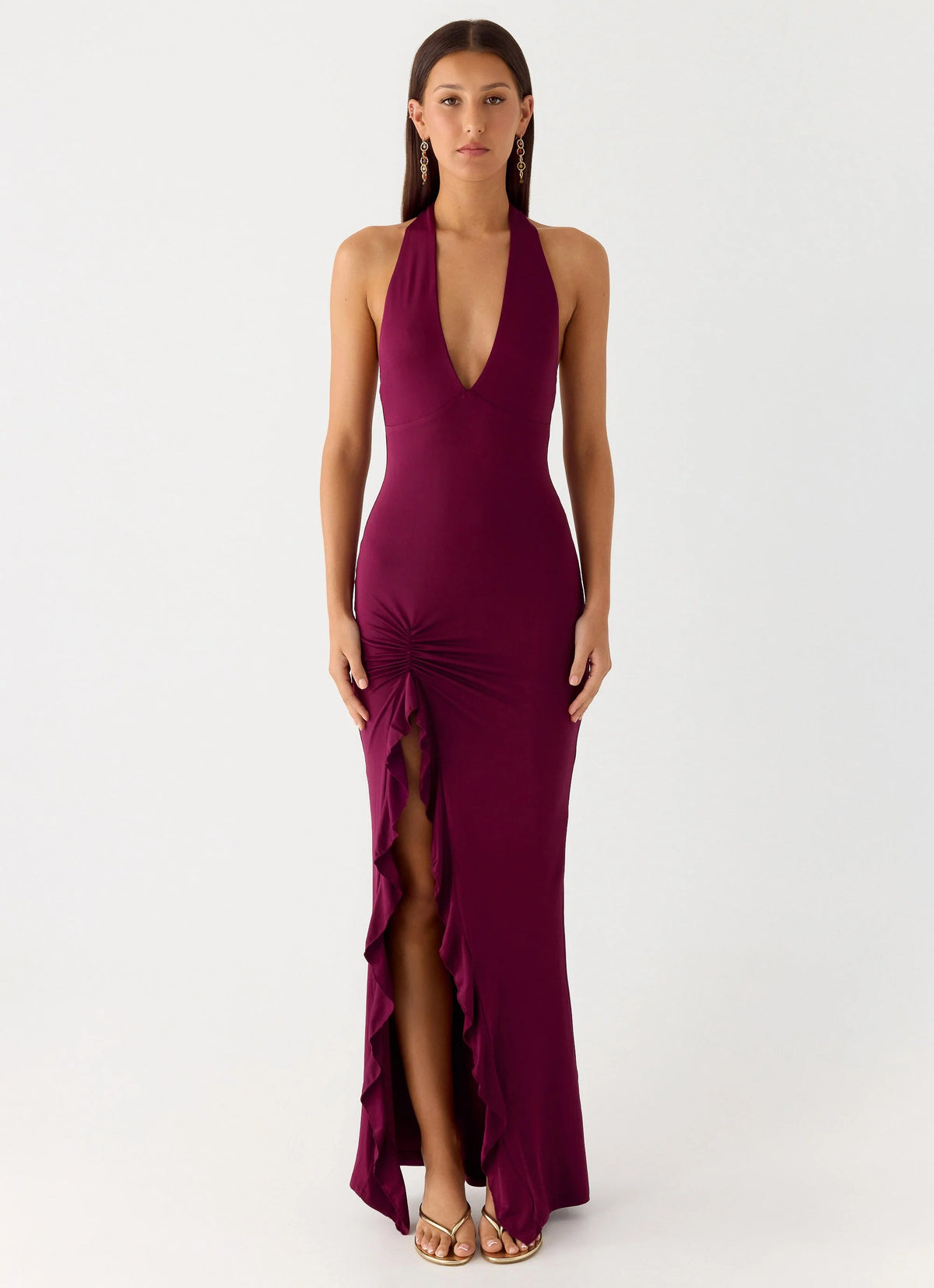 Charmed By You Maxi Dress - Plum
