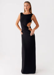 Jayana Maxi Dress - Black