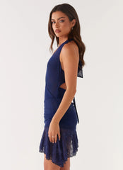 Raphaela Mini Dress - Navy