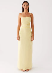 Selah Maxi Dress - Yellow