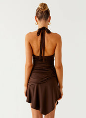 Colt Mini Dress - Chocolate